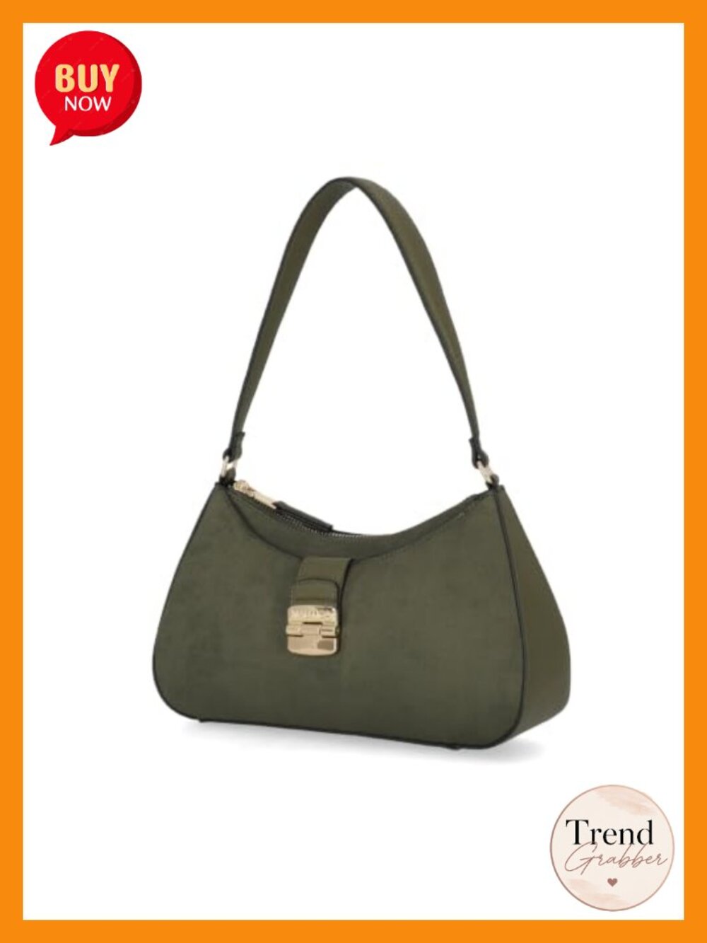 Vegan Leather Hobo Bag Large Shoulder Handbag with Zipper